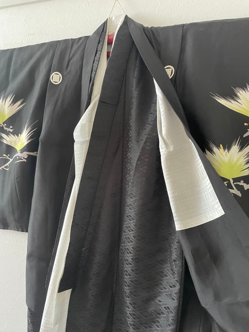 七五三　5歳　男の子　袴セット　お着物　羽織、長襦袢　袴セット　雪駄