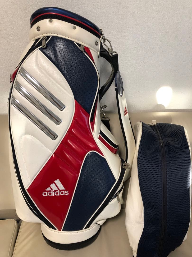 【送料込み】廃盤上位モデル　adidas アディダス キャディバッグ5分割
