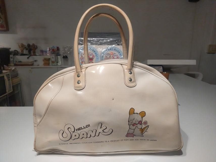 昭和レトロ★日本製★ACE製★1979年 おはよう!スパンク ボストンバッグ