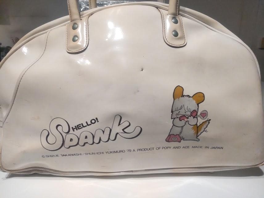 昭和レトロ★日本製★ACE製★1979年 おはよう!スパンク ボストンバッグ