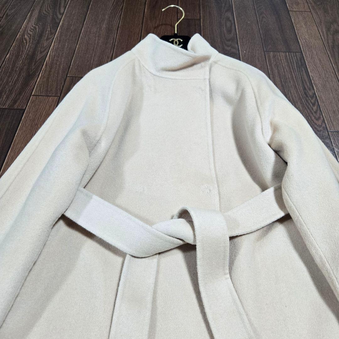 極美品◆トゥモローランド 2023年購入 ダブルフェイス コート 38