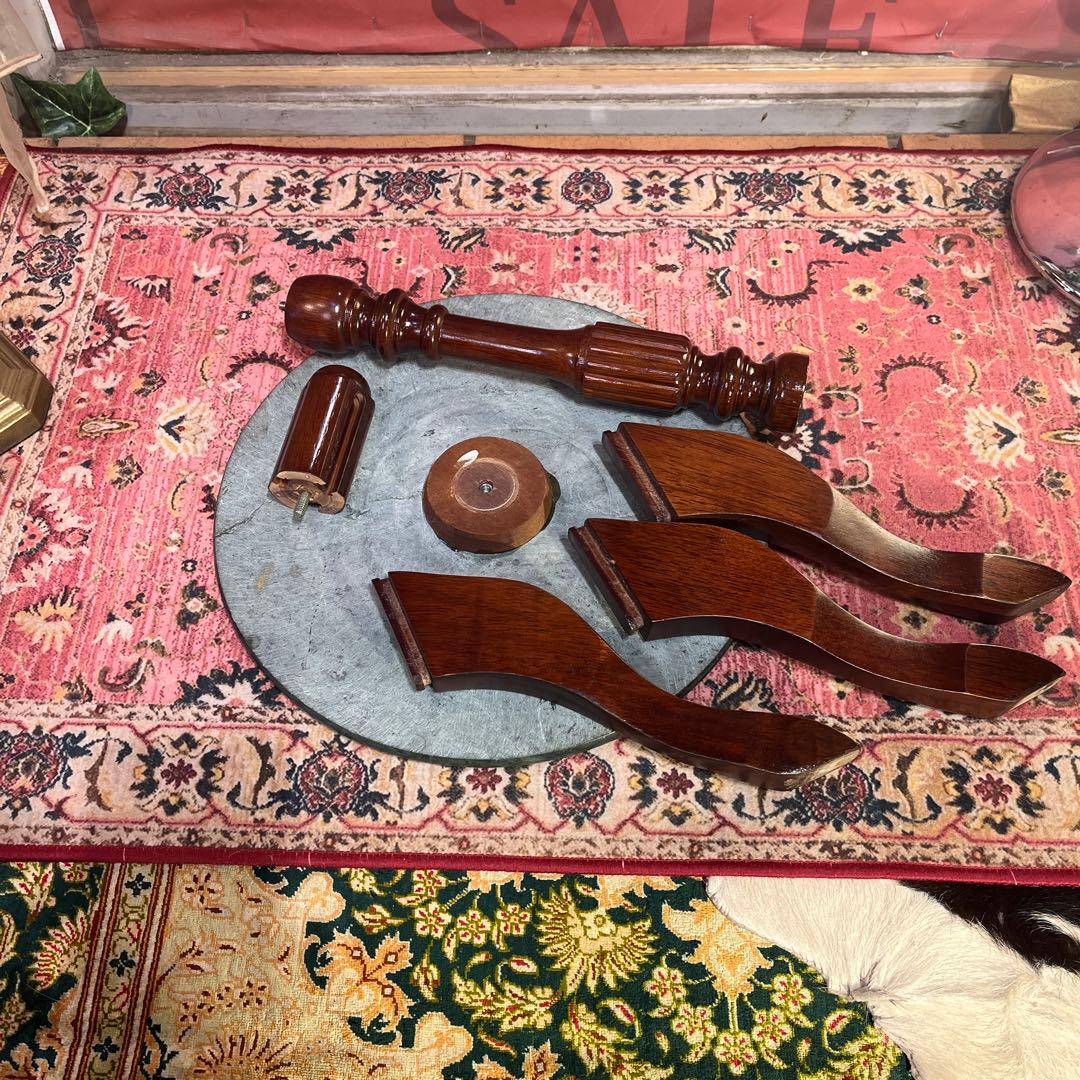 Sale アンティーク　大理石トップ　アクセントスタンド　サイドテーブル　花台