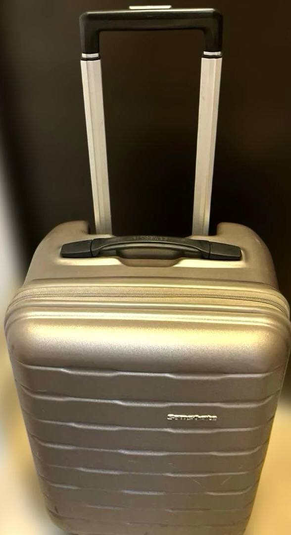 Samsonite グレー キャリーカート TSAロック付き