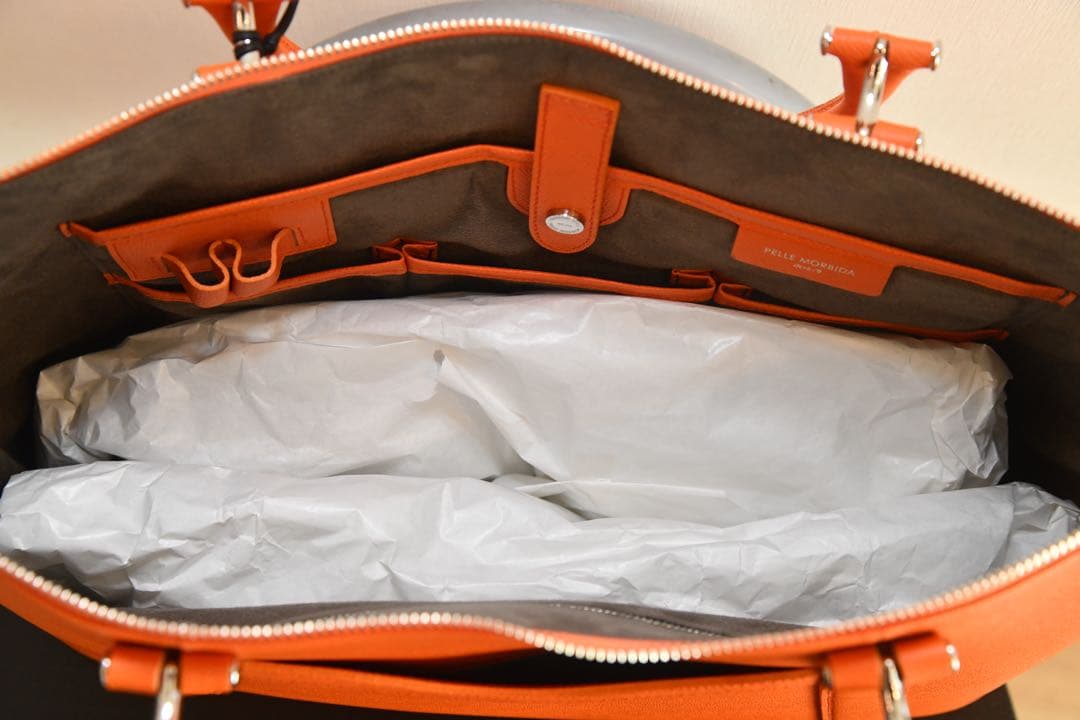 カズ0802　ペッレモルビダ deck-9シリーズ トートバッグ オレンジ