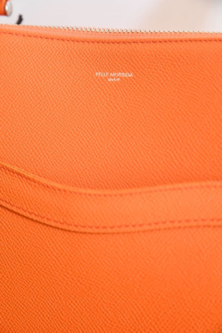 カズ0802　ペッレモルビダ deck-9シリーズ トートバッグ オレンジ