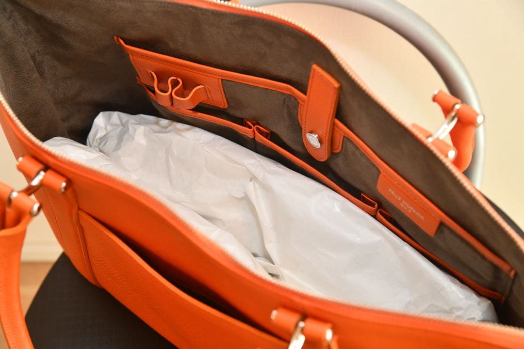 カズ0802　ペッレモルビダ deck-9シリーズ トートバッグ オレンジ