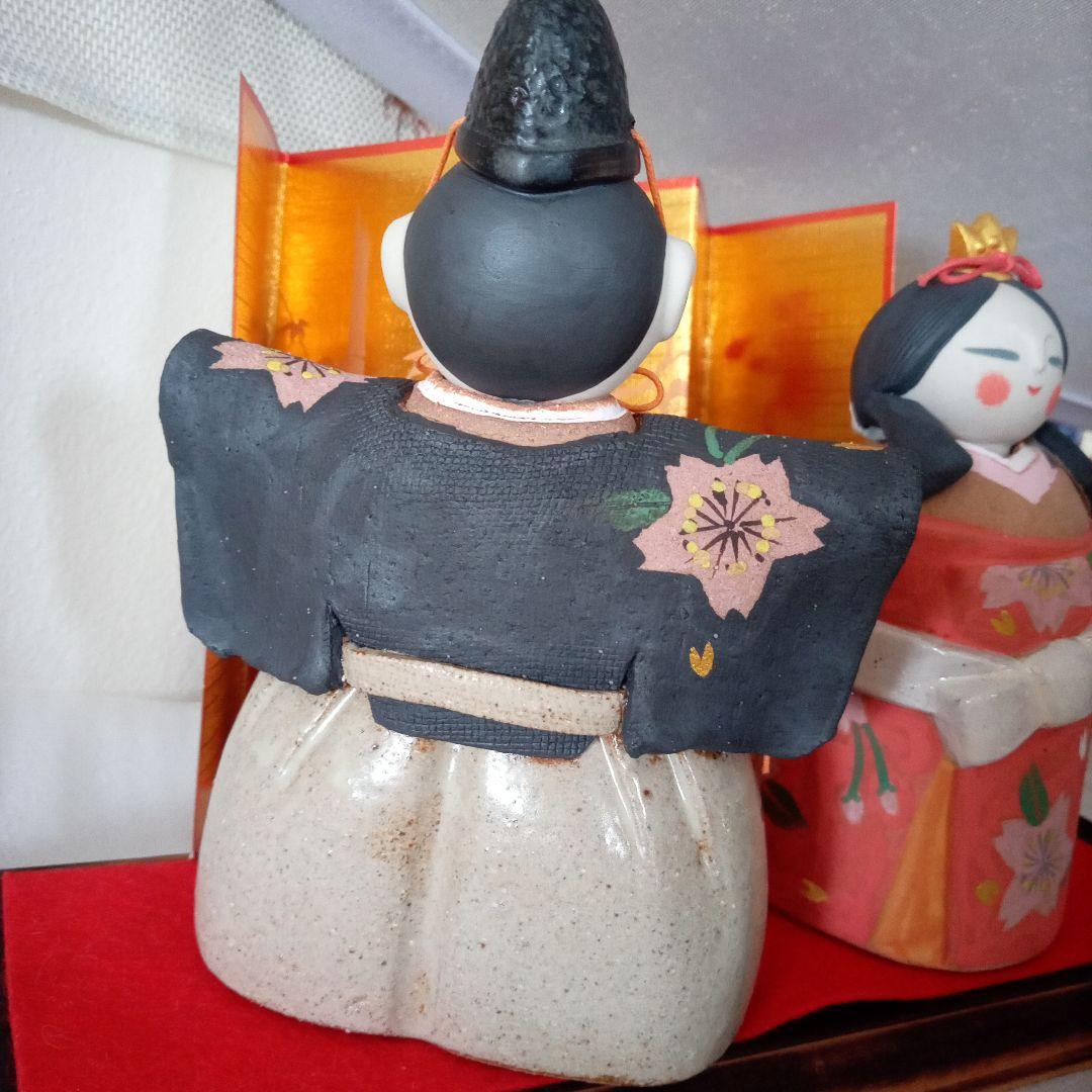 作家　雛飾り　土物　陶器　ひいなまつり