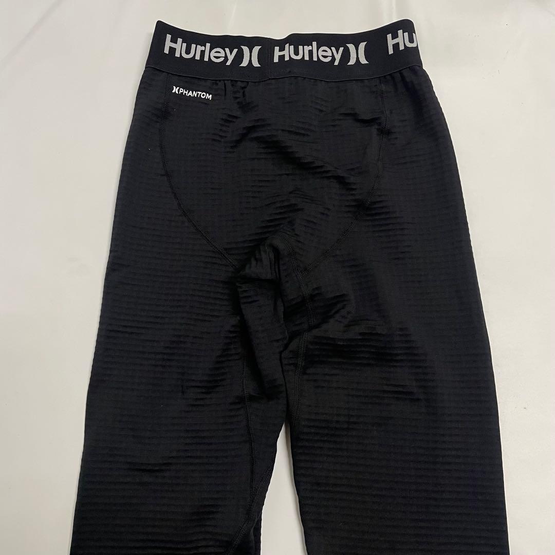 Hurley ファントム ワッフルインナー レギンス S 黒