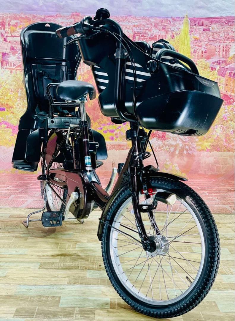 K2640 電動自転車パナソニック ギュット 子供乗せ 20インチ 送料無料