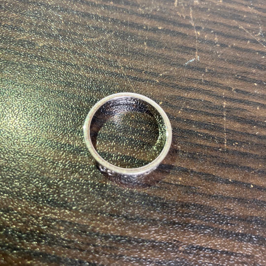 GUCCI グッチ GGリング 750 K18 ホワイトゴールド 約14号