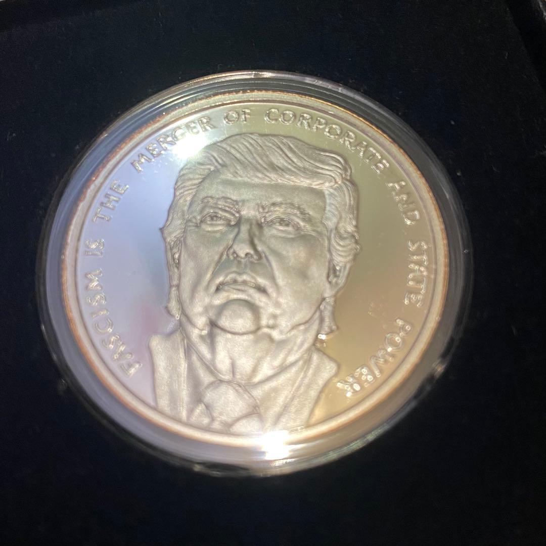 希少☆2016 シルバーシールド トランプ ファシズム 銀貨 1oz COA付