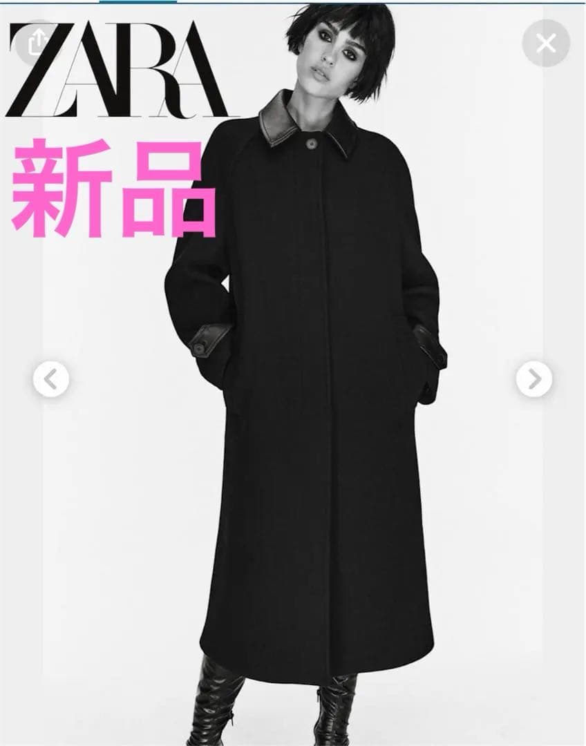 ZARA ZW COLLECTION MANTECO ウール混コート