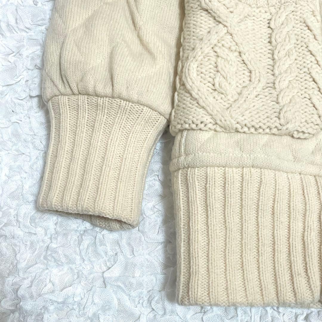 BURBERRYバーバリーダッフルコート ノバチェック フォックスファー