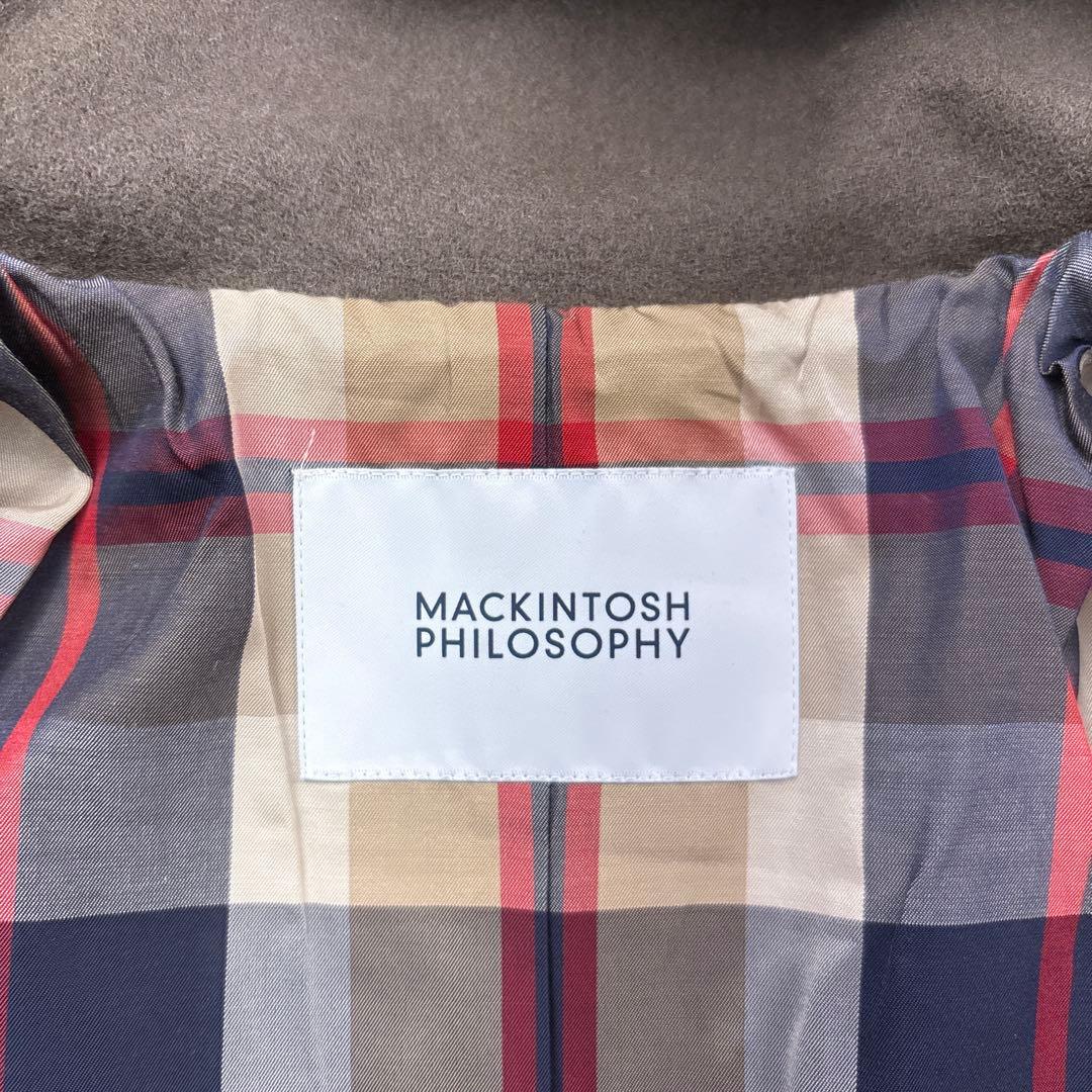 美品 マッキントッシュフィロソフィー ダッフルコート リバーメルトン ショート