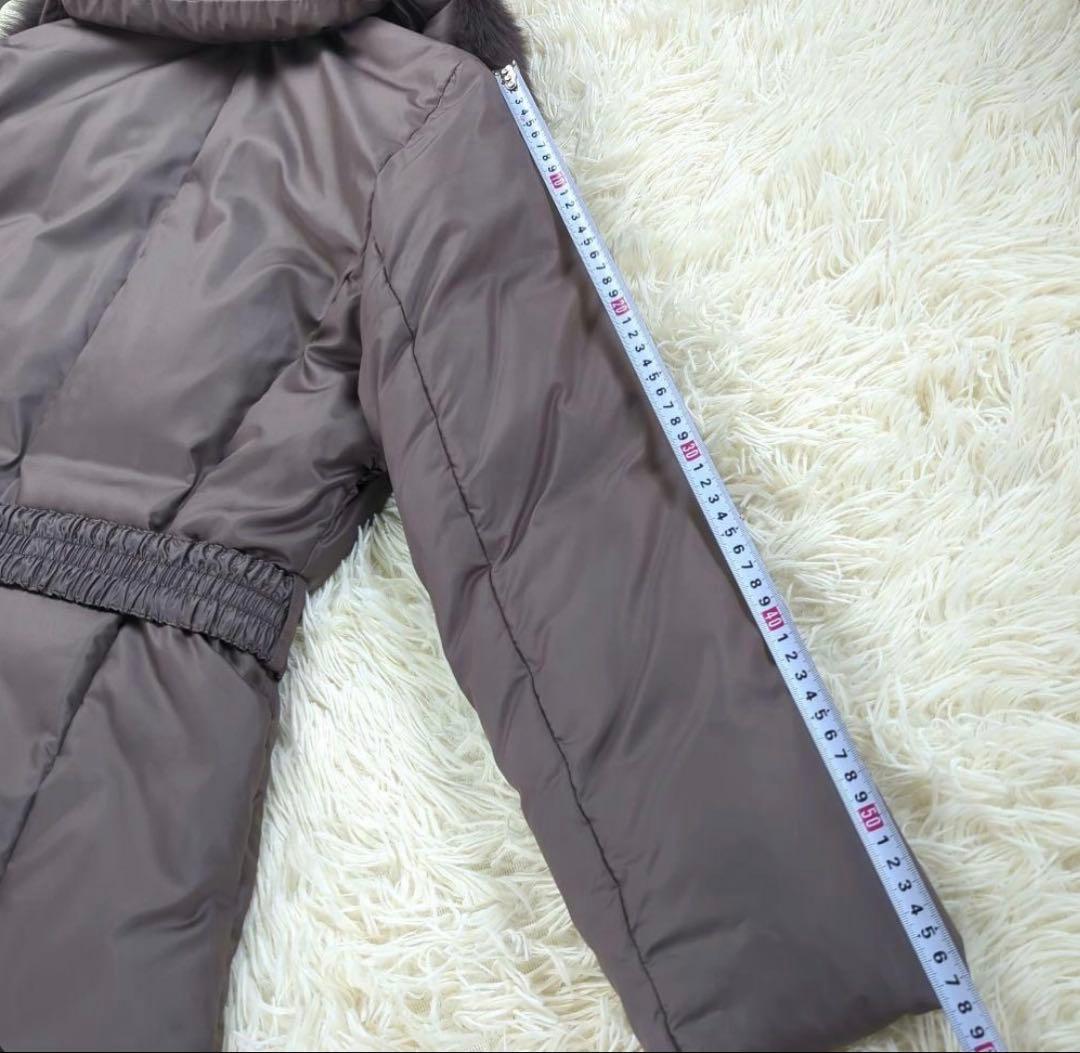 PRIMATIVO グレー ロングダウンジャケット