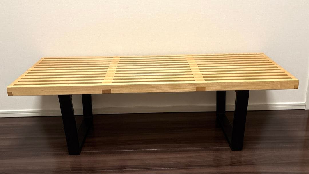 【美品】ジョージ・ネルソン　ネルソンベンチ　リプロダクト品