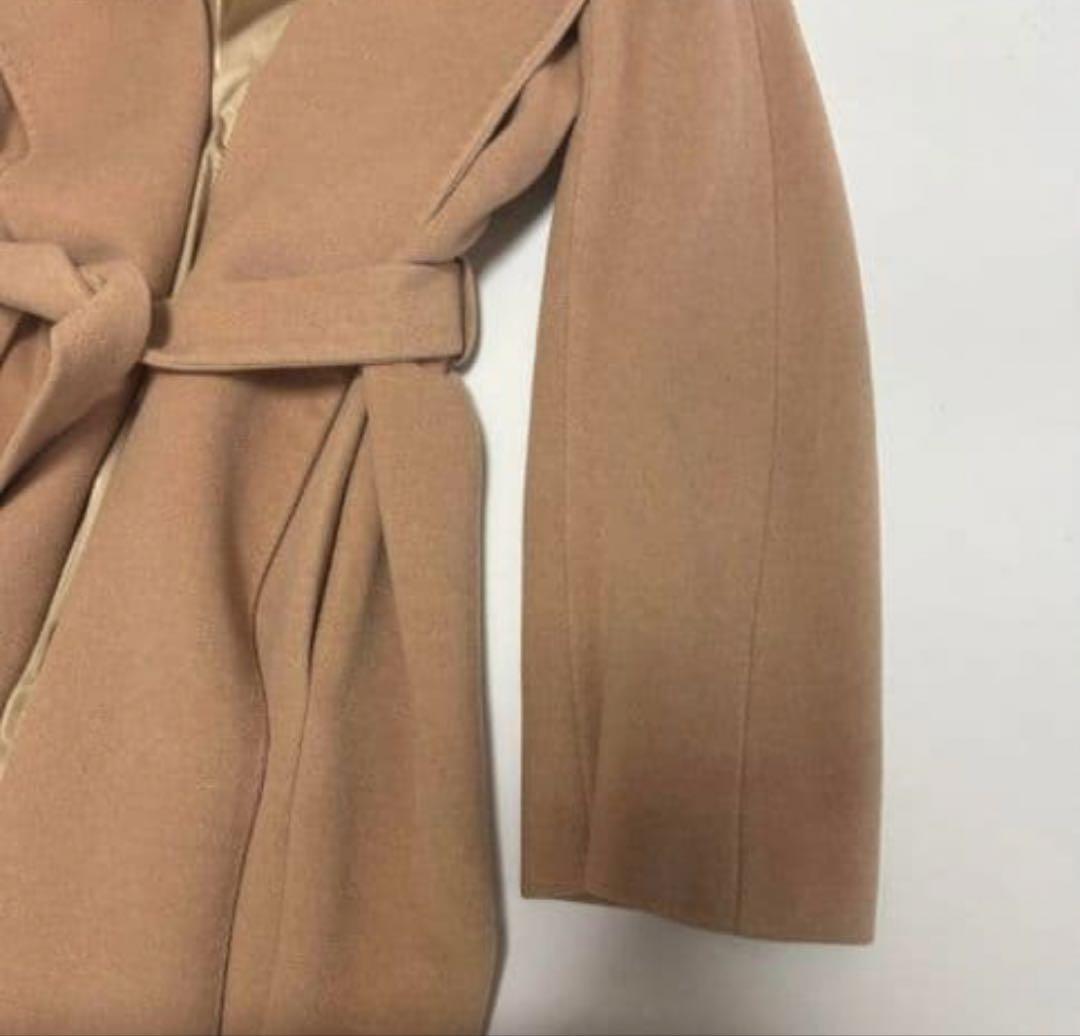 マックスマーラ MaxMara マニュエラ フード ガウンコート 銀タグ 38