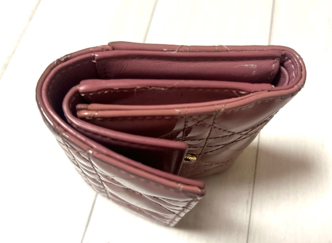 Dior ピンク 三つ折り財布