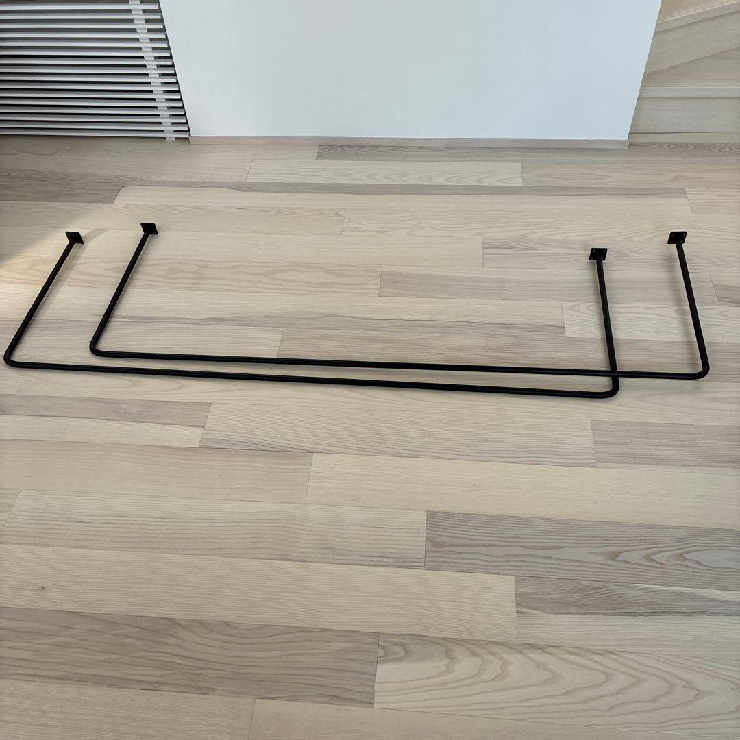 2本セット　サンワカンパニー　ラック　鉄製　洗濯物干し　天井付け