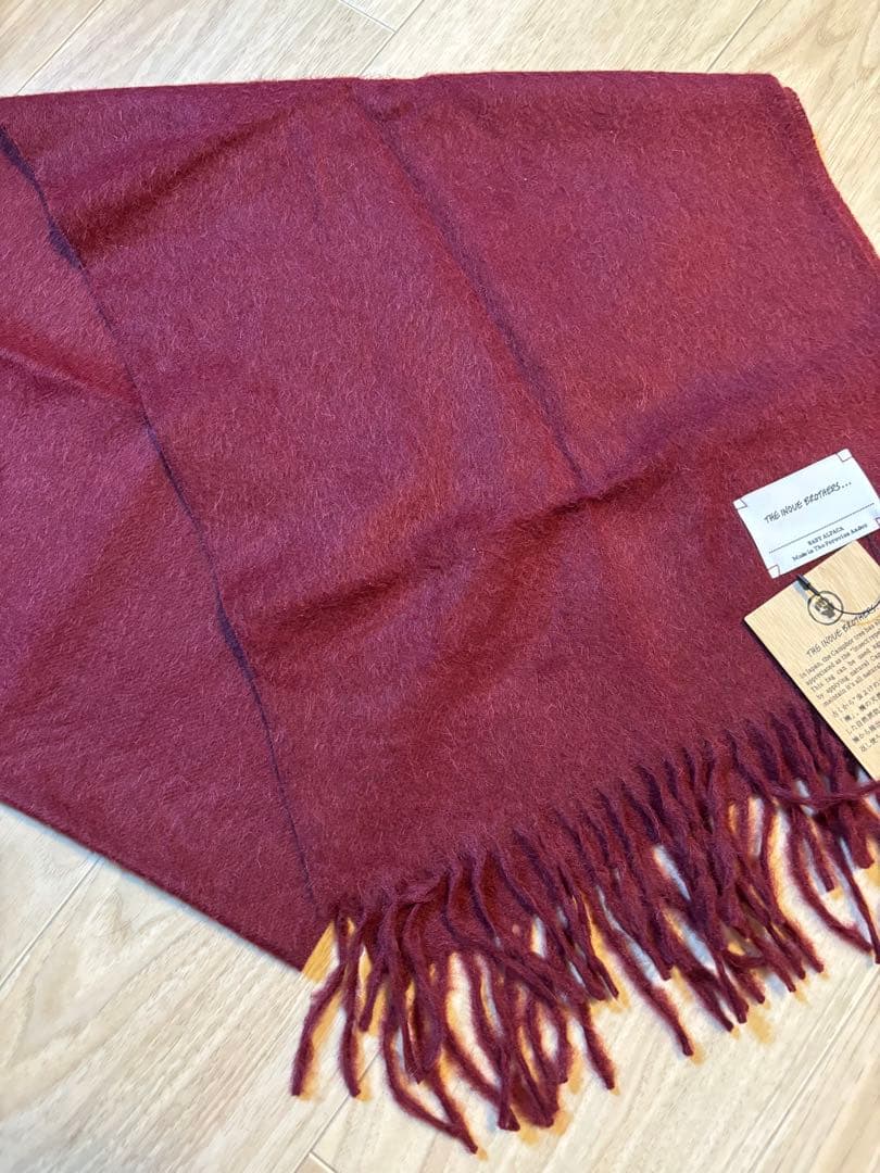 THE INOUÉ BROTHERS ボルドー マフラー