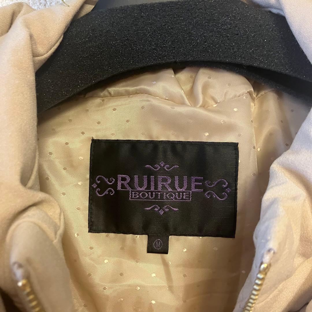 RUIRUE BOUTIQUE バックリボンショートダウンコートD488 未使用