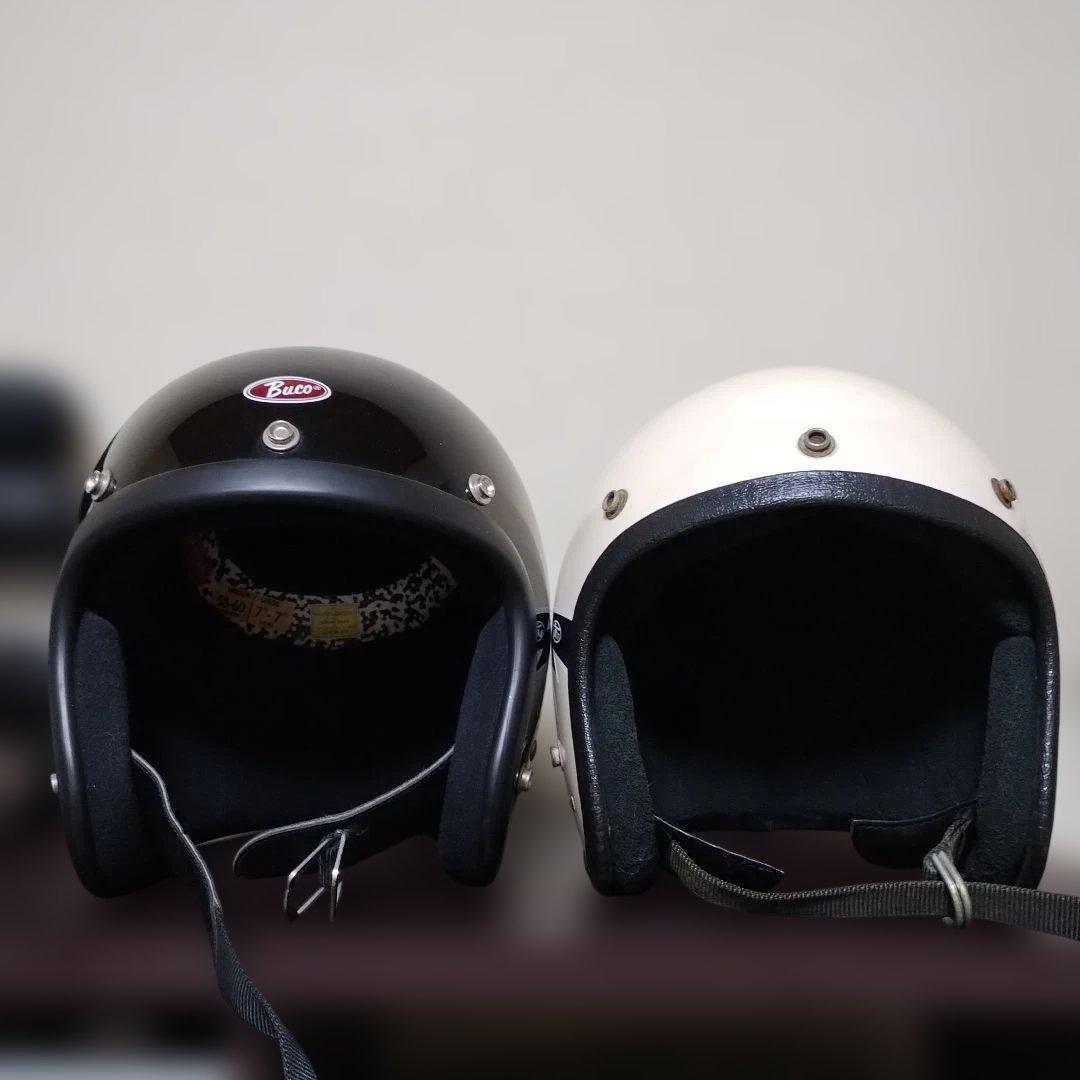 BucoMOTOBUCOブラック ジェットヘルメットM/L（ブコBELLベル