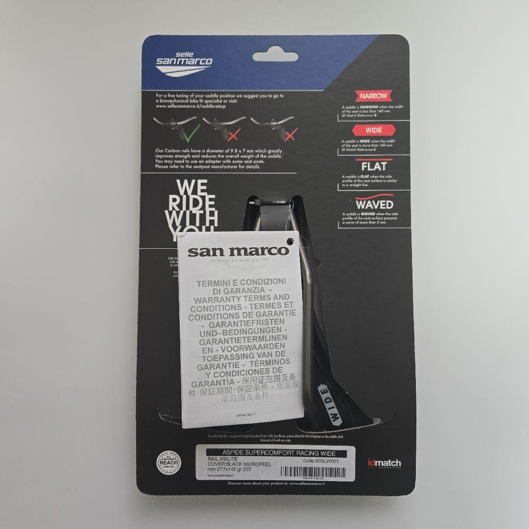 セラ サンマルコ MTB サドル ASPIDE Supercomfort ワイド