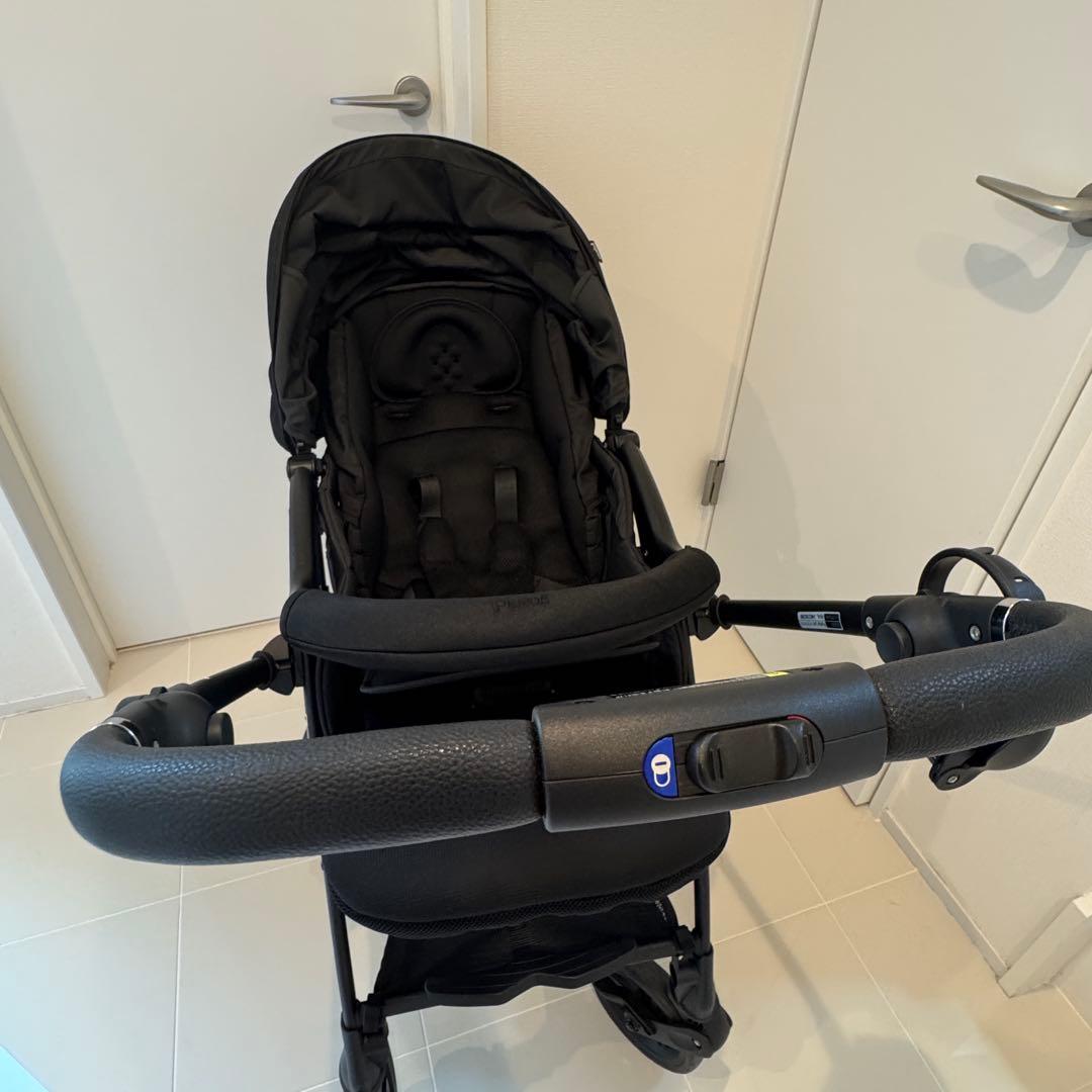 美品 ピジョン ランフィ リノン8 ブラック ベビーカー　シロさん専用