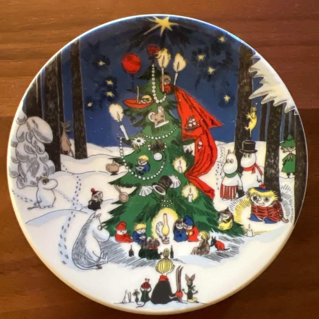 ムーミン　アラビア　クリスマスプレート