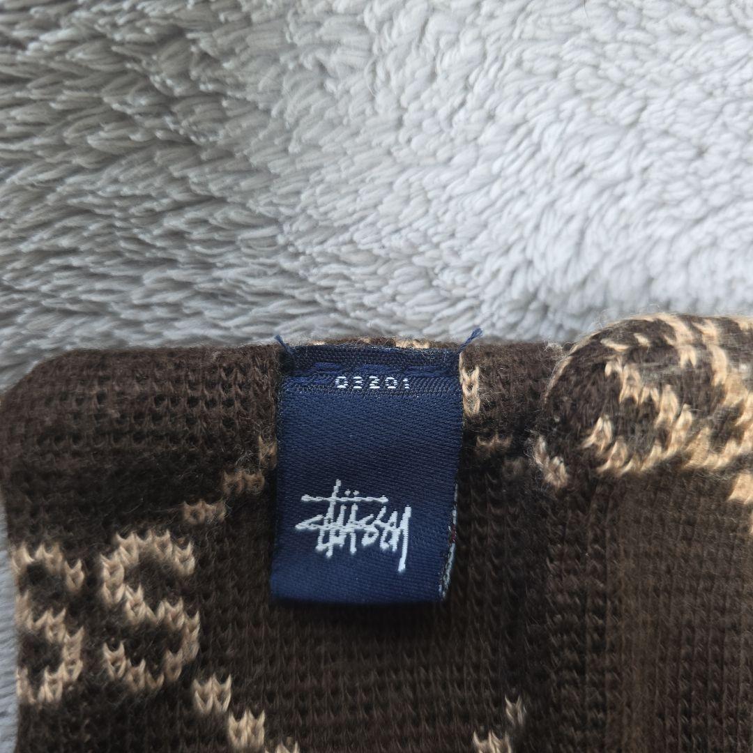 90年代 STUSSYモノグラムマフラー