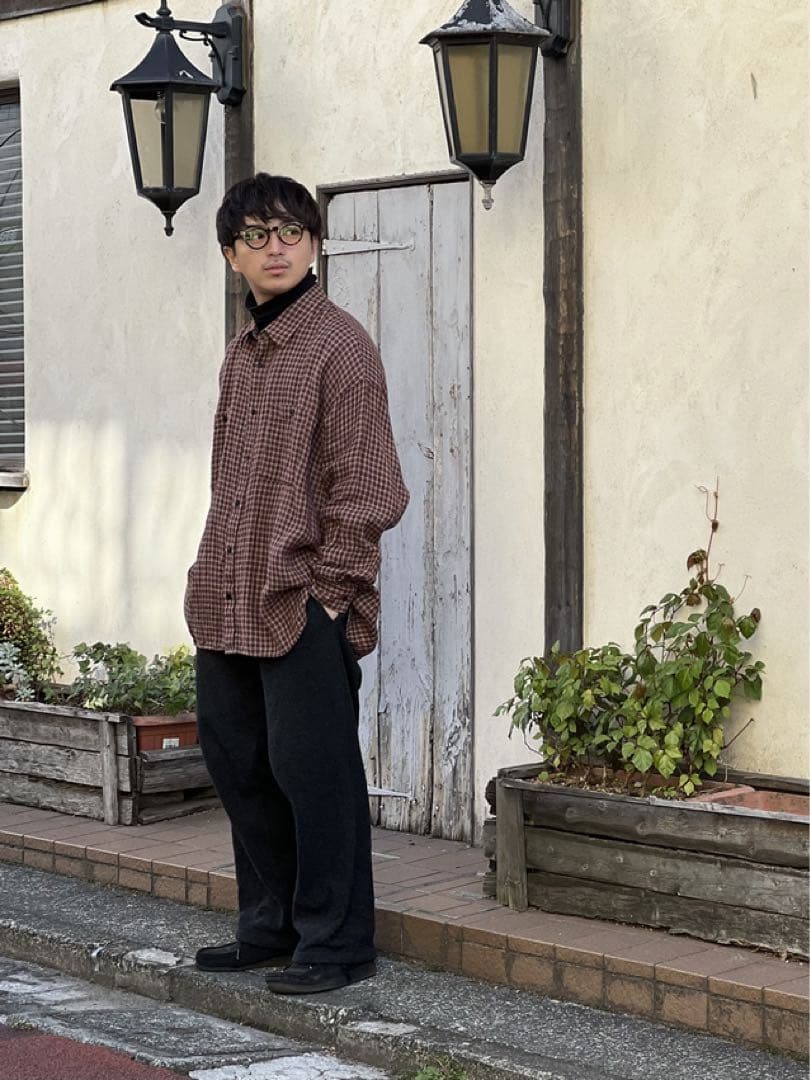 confect コンフェクト シャツ バギーシャツ リネンシャツ チェックシャツ