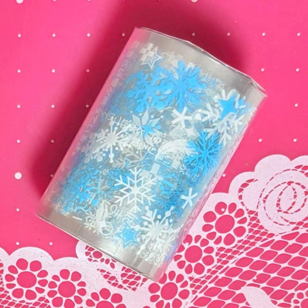 PET 雪花记忆 ダイカット加工 海外マスキングテープ　海外マステ　雪