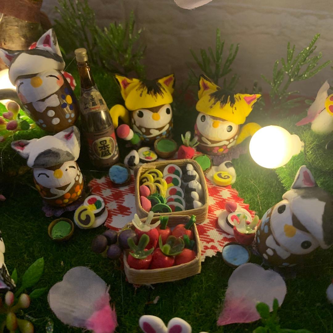 どんぐりアート♡桜満開BIGオブジェ♡