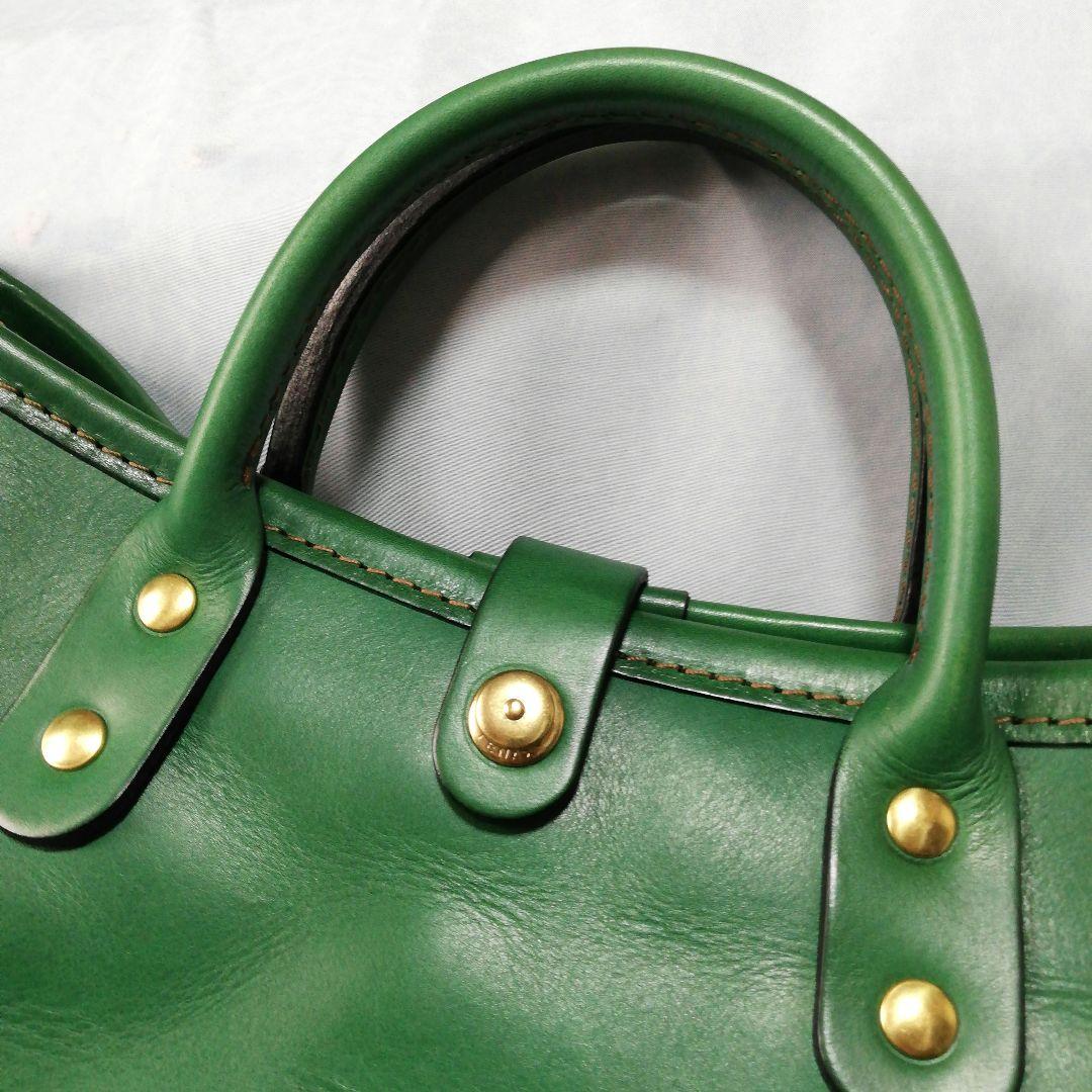 Herz 未使用 ボトルグリーン トートバッグ