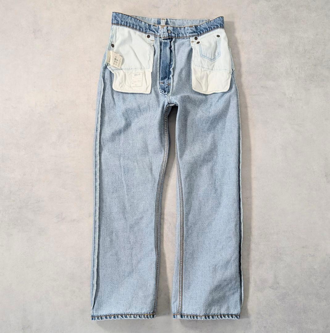 美品★マディソンブルー ヴィンテージ加工 5ポケットデニムパンツ サイズ02 M