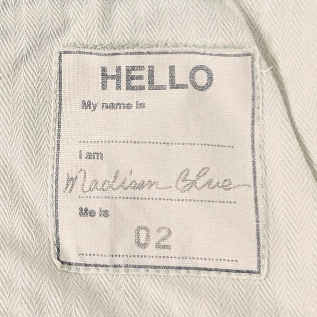 美品★マディソンブルー ヴィンテージ加工 5ポケットデニムパンツ サイズ02 M