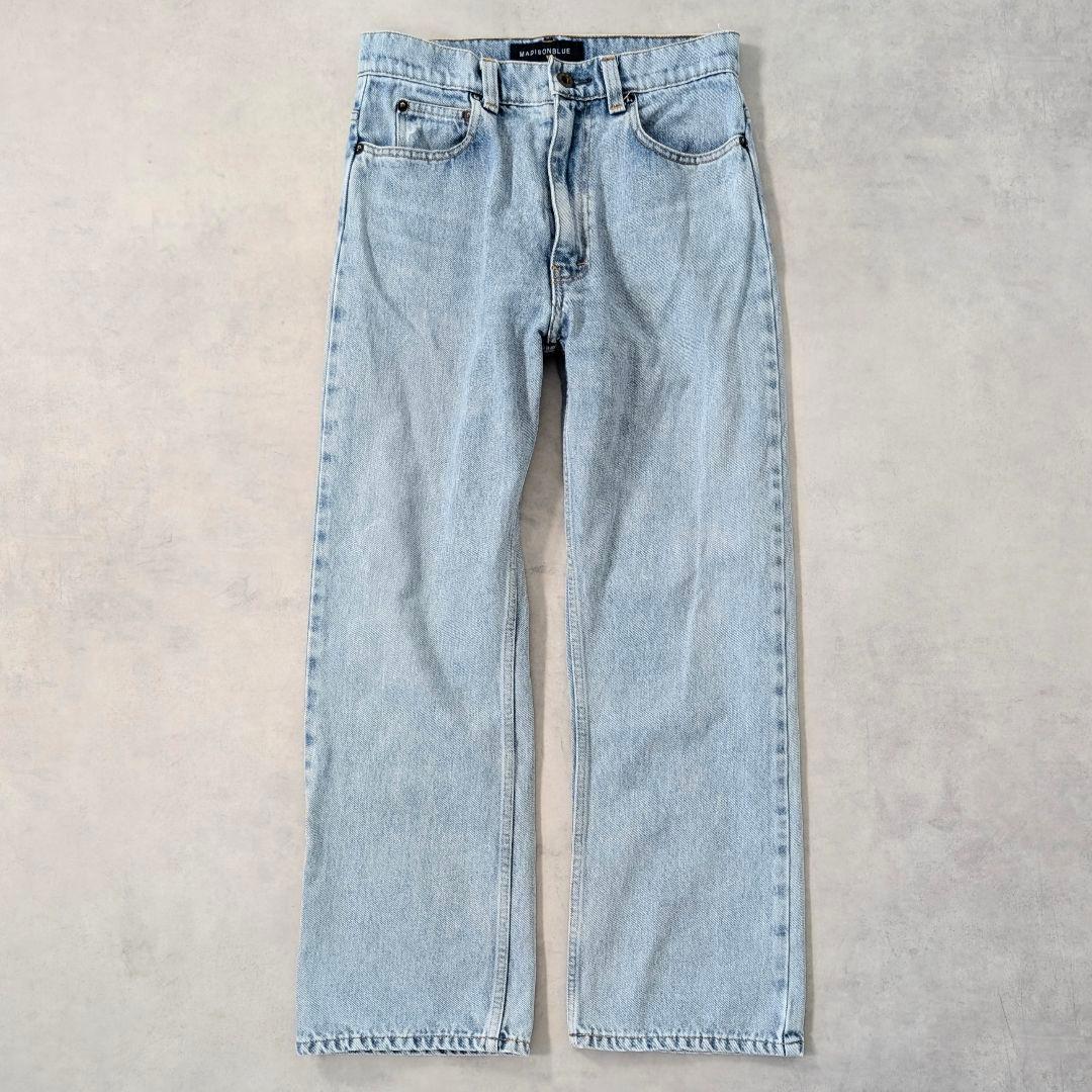美品★マディソンブルー ヴィンテージ加工 5ポケットデニムパンツ サイズ02 M