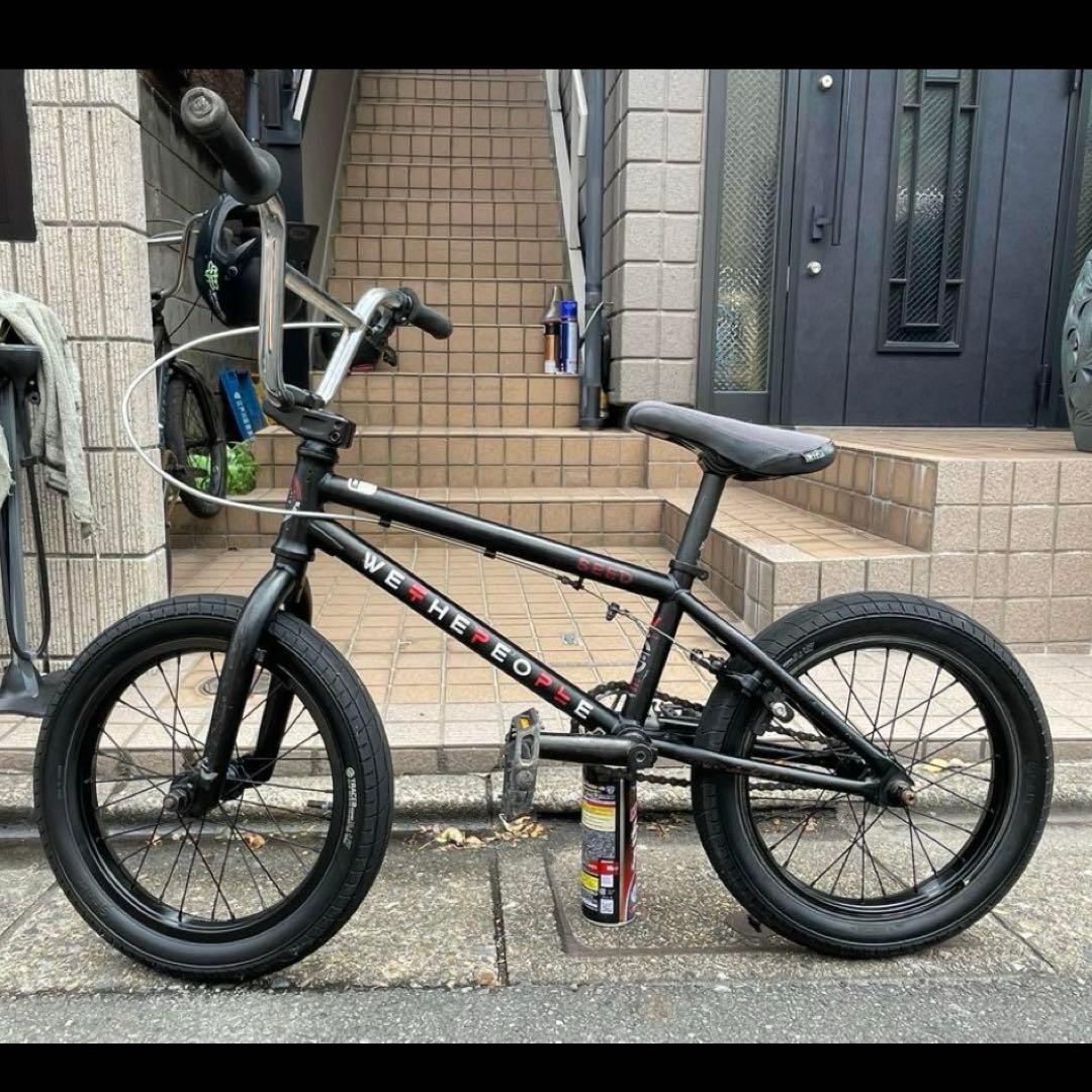 【4点セット販売】BMX 16in、ヘルメット、プロテクター、ニーガード