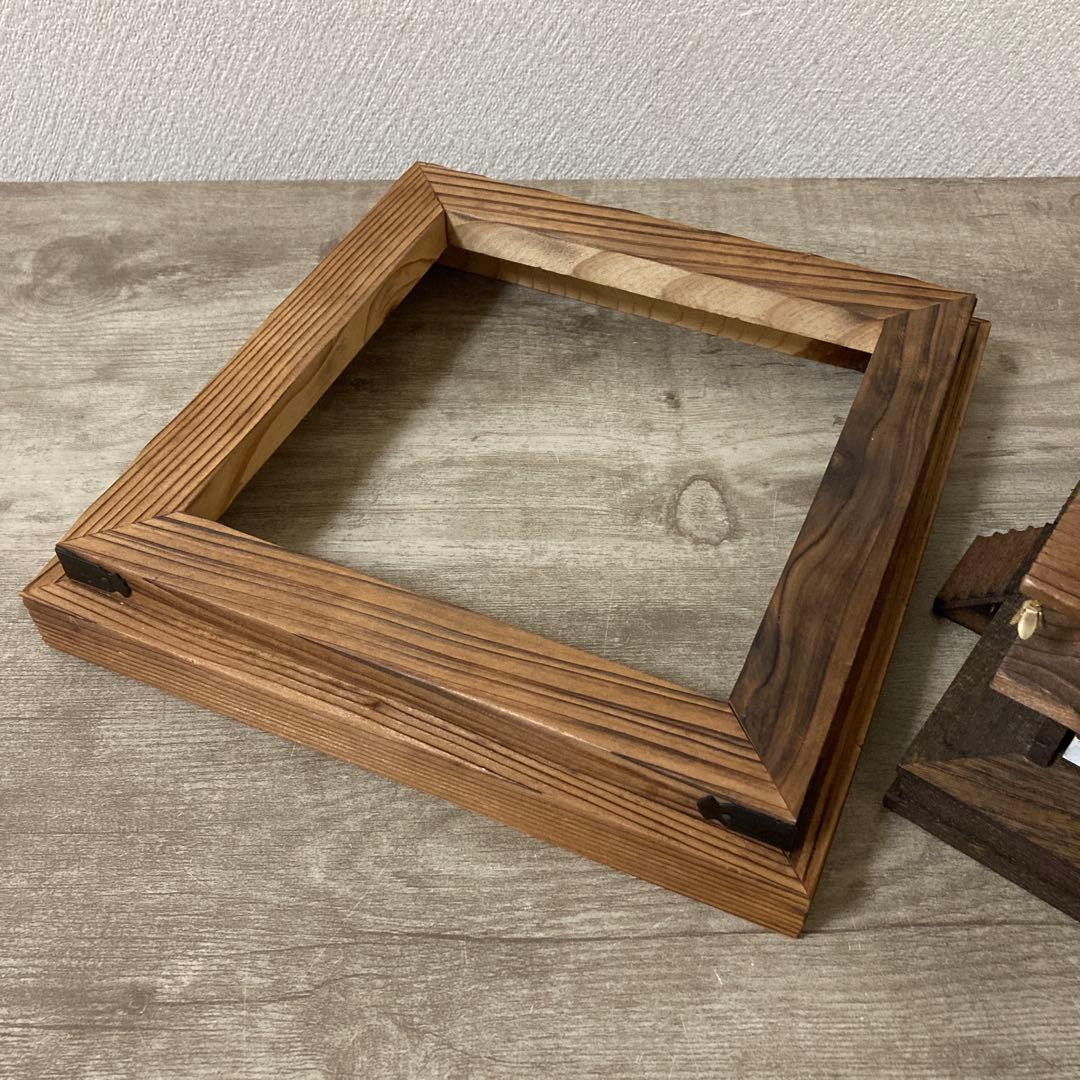 木製　法隆寺　五重塔　孝心作　焼板　高さ約50㌢　置物　〈検 彫刻　仏塔　寺院