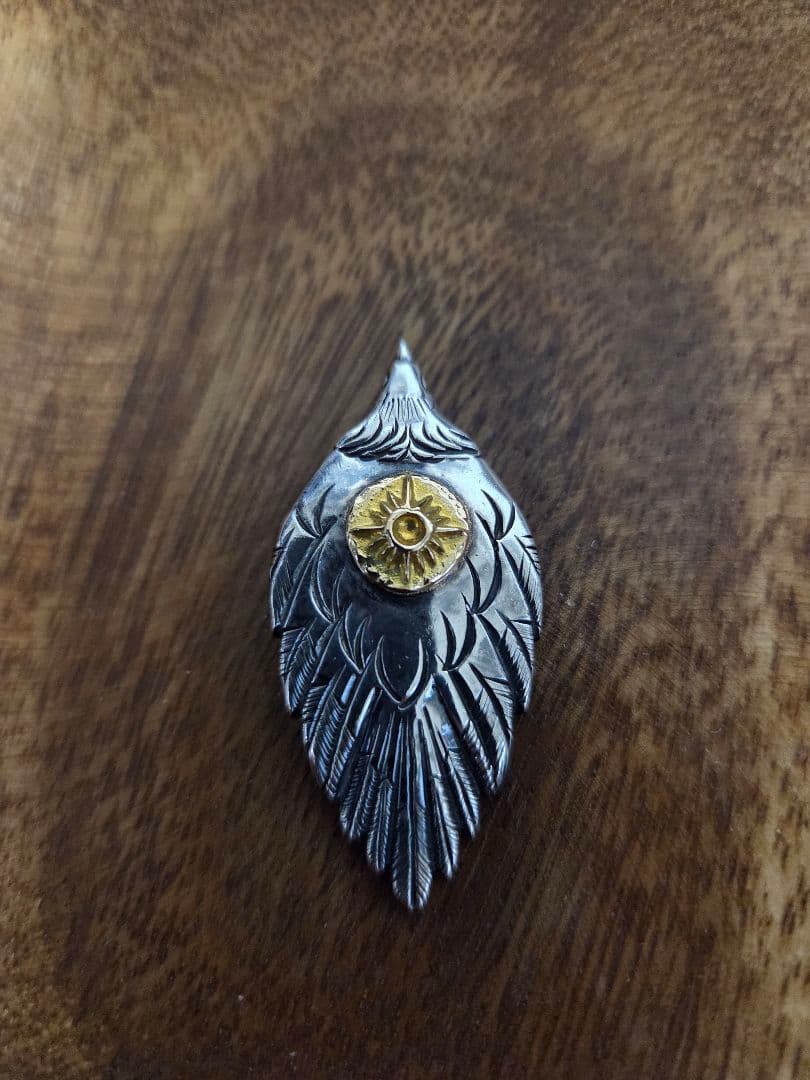 アリゾナフリーダム T-71 イーグルスプーン ペンダント　台付太陽神K18