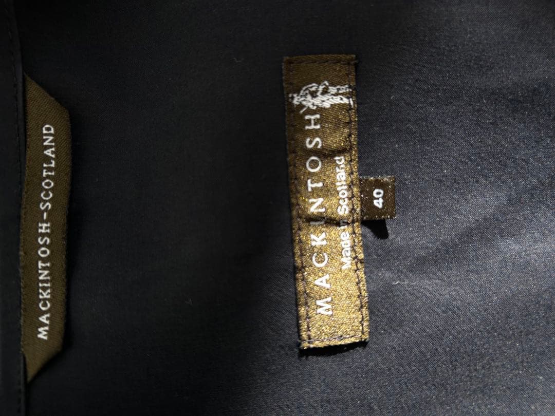 Macintosh-scotland ネイビー　メンズコート 40サイズL〜LL