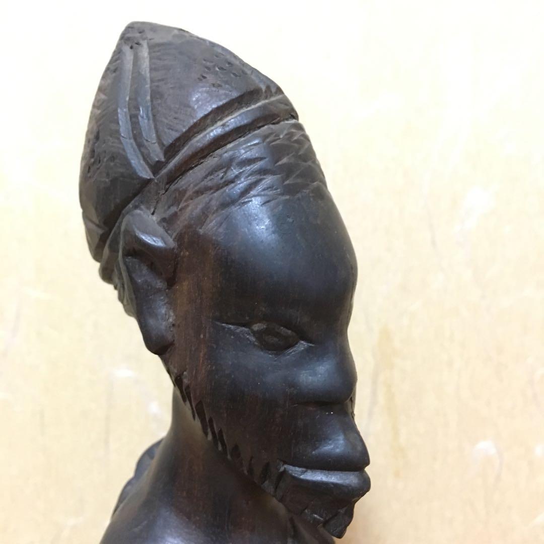 黒檀 アフリカ 約50年前 置物