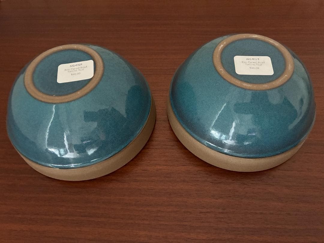 Heath Ceramics　ヒースセラミックス　シリアルボウル　２個組　青色