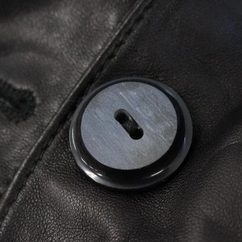 ◇ジョルジオアルマーニ レザージャケット ラム ブラック レディース