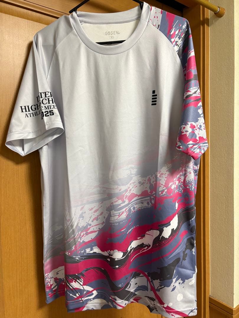 GOSEN 2025インターハイ J25101 ライトグレー Tシャツ L