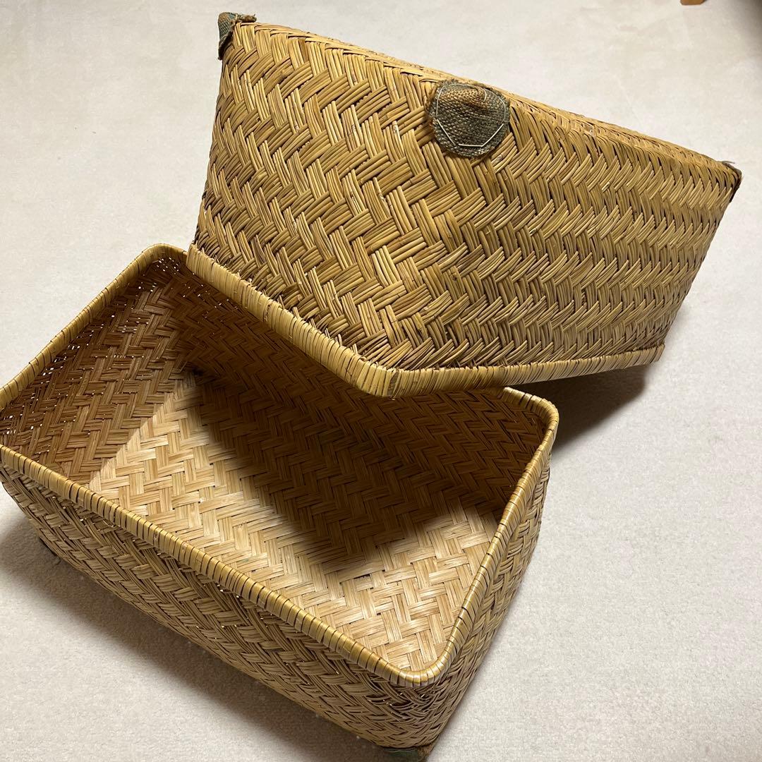 天然素材の衣類収納ケース