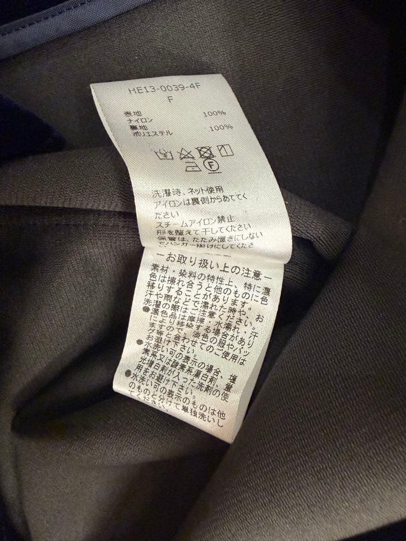 heve ベロア バブリーBL ブラウス ネイビー