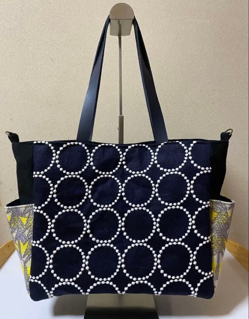 ミナペルホネン　ハンドメイド　トートバック
