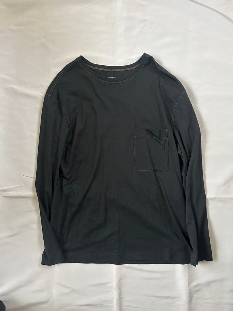 【LEMAIRE】《美品》パッチポケットTシャツ Mサイズ ネイビー