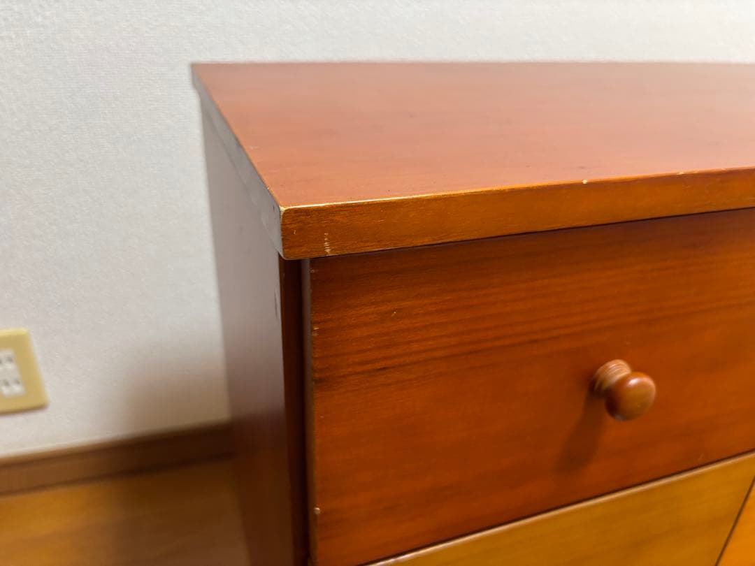 【完売品】ウッドチェスト ナチュラル 北欧風